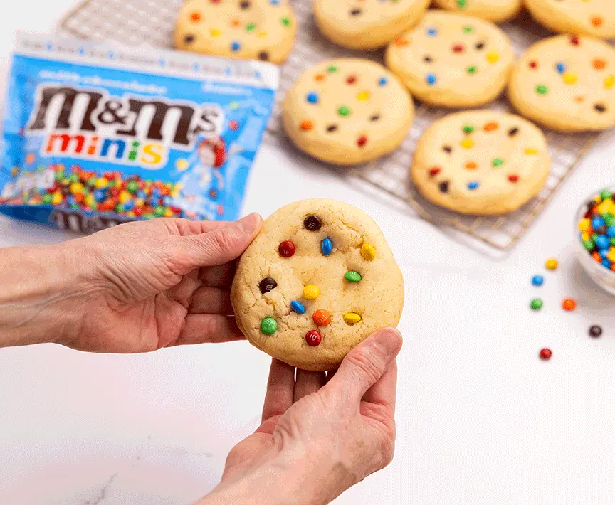 M&M Minis Cheesecake Stuffed Cookies marsfoodservices image