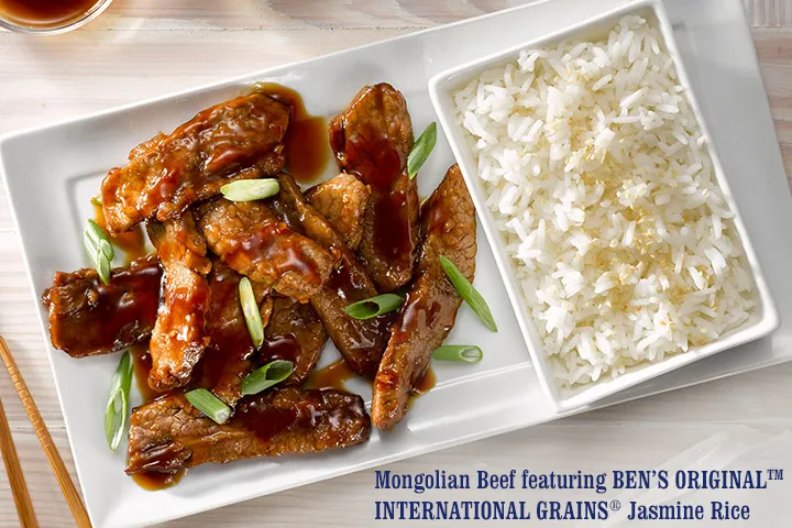 Mangolian beef International grains Jasmine rice marsfoodservices image