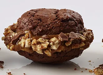 cookie-butter-stuffed-cookies-made-with-snickers marsfoodservices image