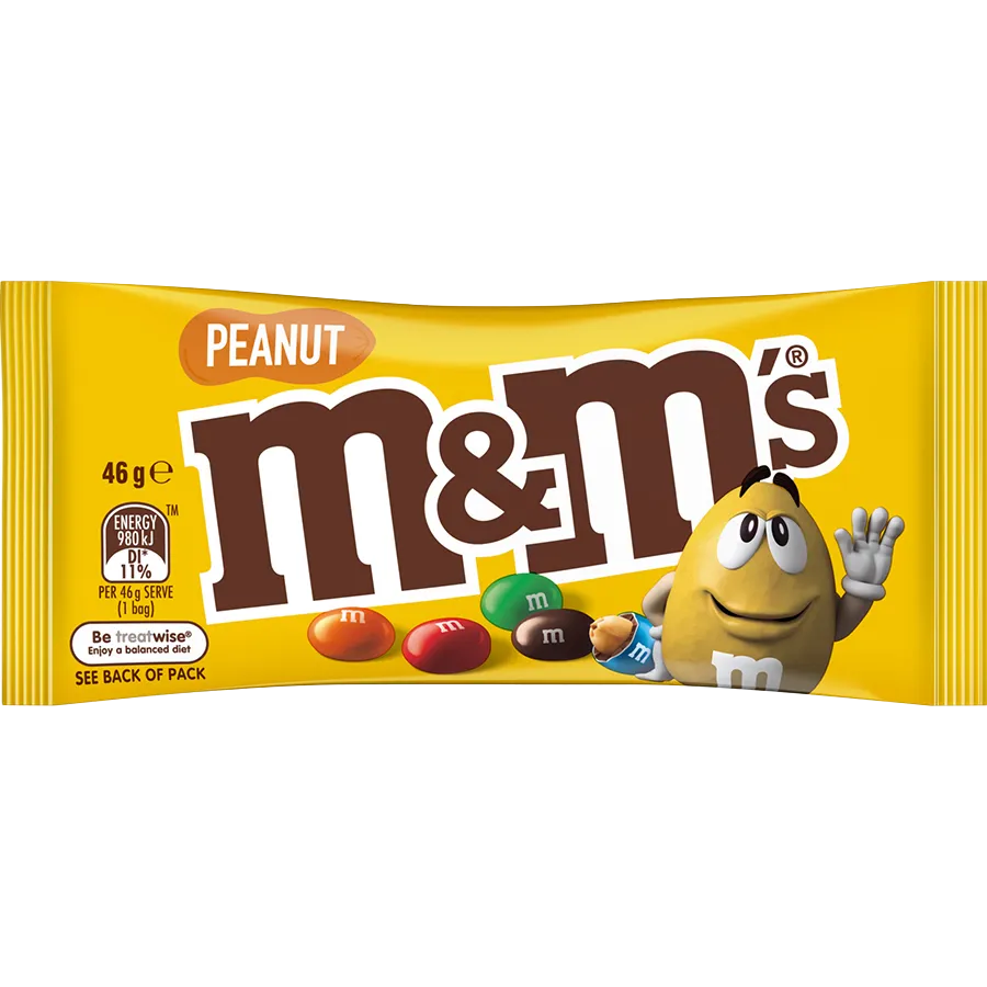 M&Ms peanuts bag marsfoodservices image