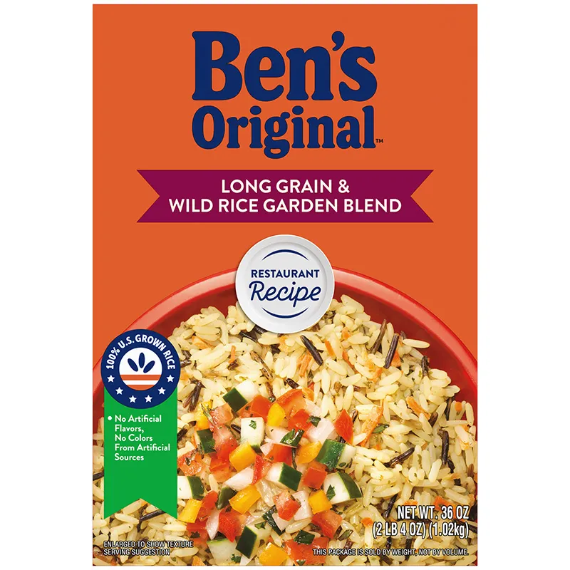 Ben's Original Long Grain & Wild Rice Garden Blend marsfoodservices image