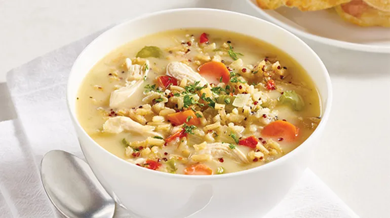 Creamy Chicken & Whole Grains Soup marsfoodservices image